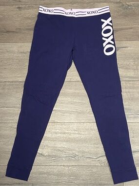 XOXO Girls' Purple Leggings with Branded Waistband